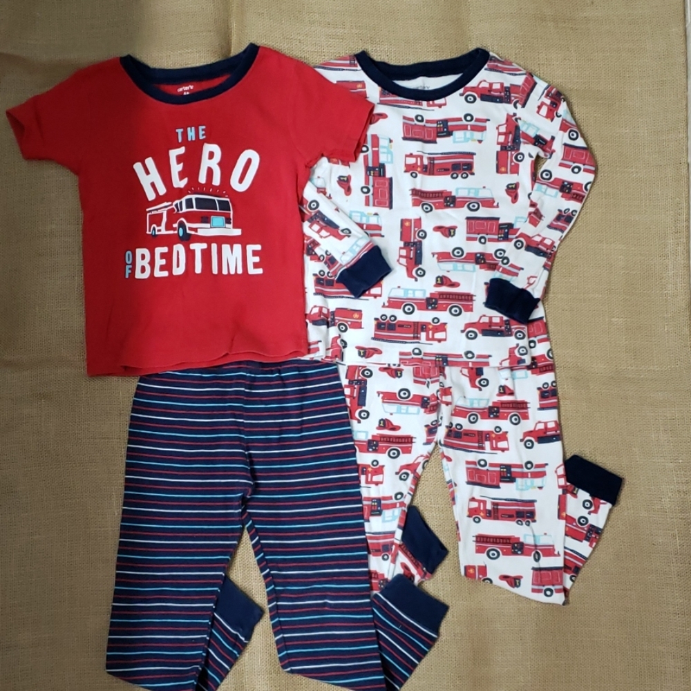 Boys 4T "The Hero of Bedtime" Pajama Set